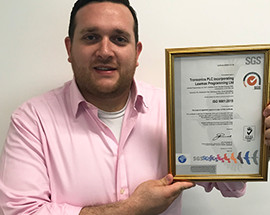 Dedicated to excellence: Transonics PLC secures ISO 9001:2015 certification